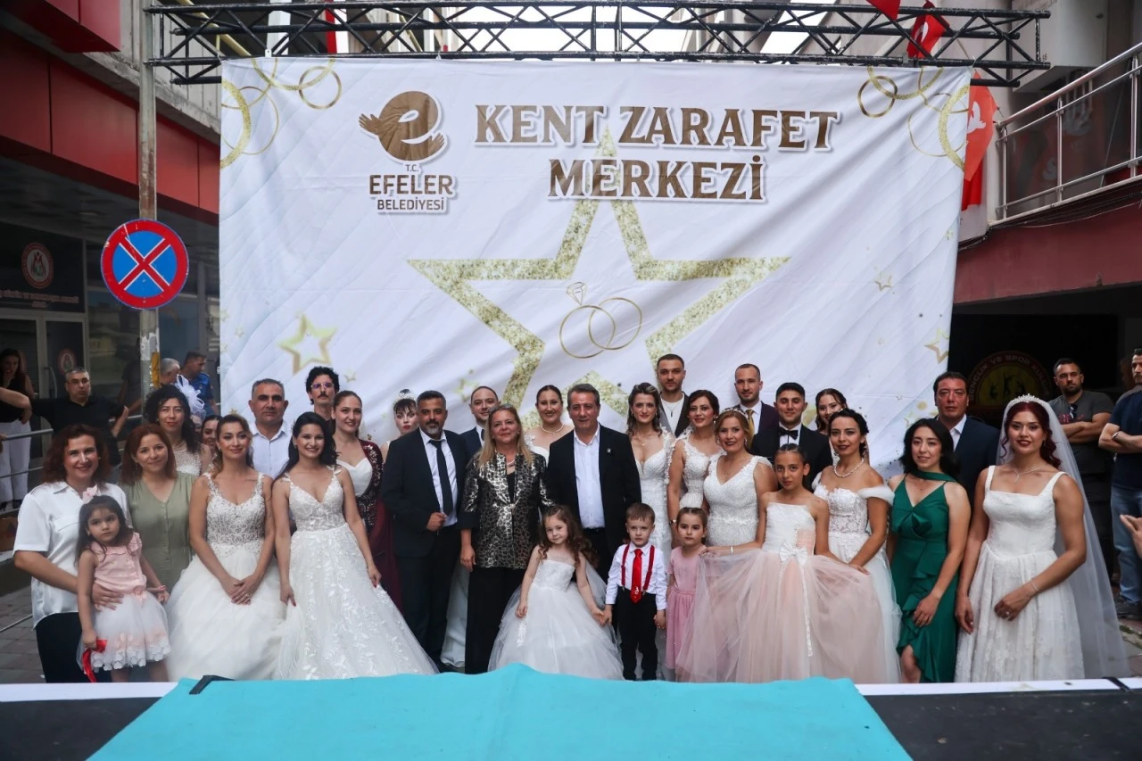 BAŞKAN YETİŞKİN’İN EVLENECEK ÇİFTLERE HEDİYESİ KENT ZARAFET MERKEZİ AÇILDI