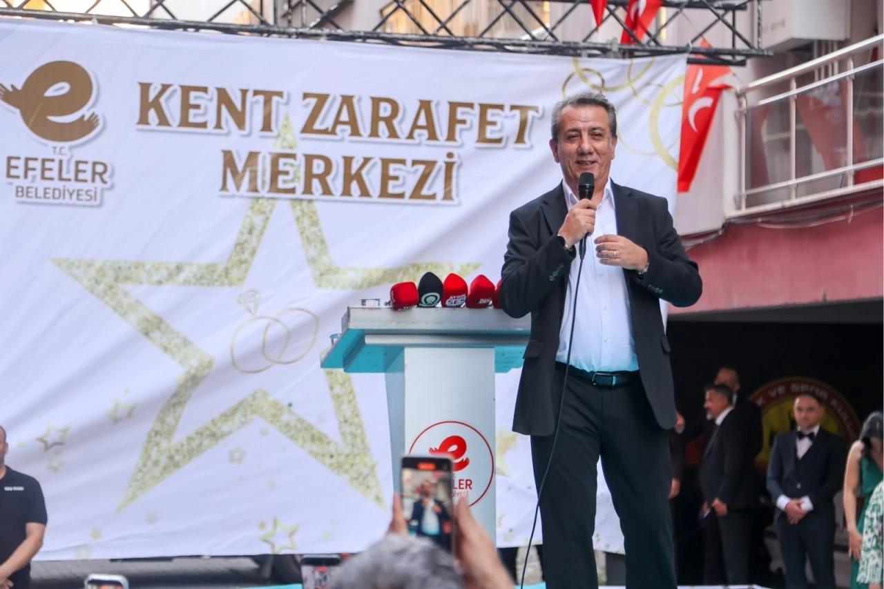 BAŞKAN YETİŞKİN’İN EVLENECEK ÇİFTLERE HEDİYESİ KENT ZARAFET MERKEZİ AÇILDI