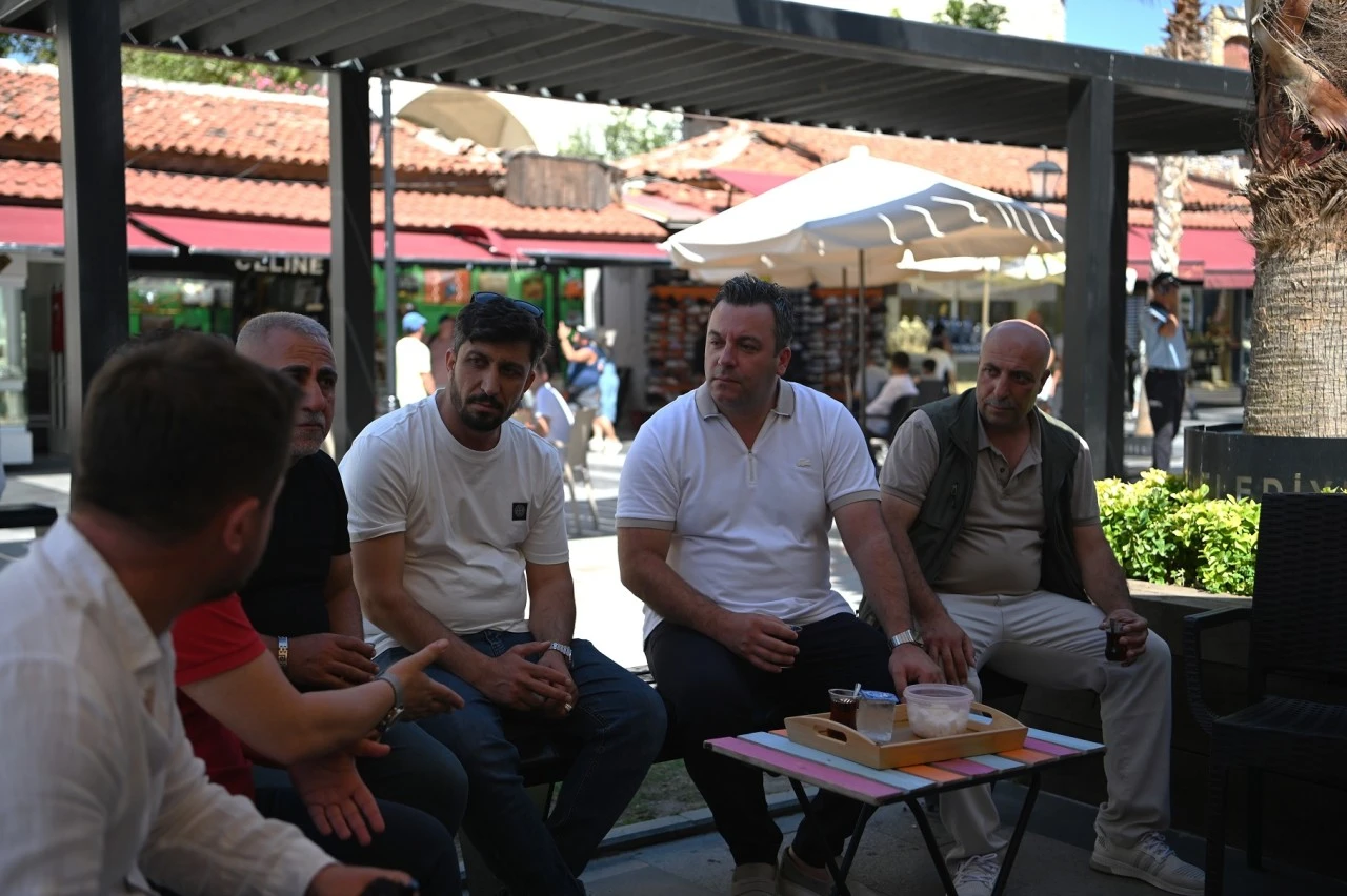 BAŞKAN VEKİLİ TAHSİN DEMİRTAŞ’TAN KENT MERKEZİNDE İNCELEME VE ESNAF ZİYARETİ