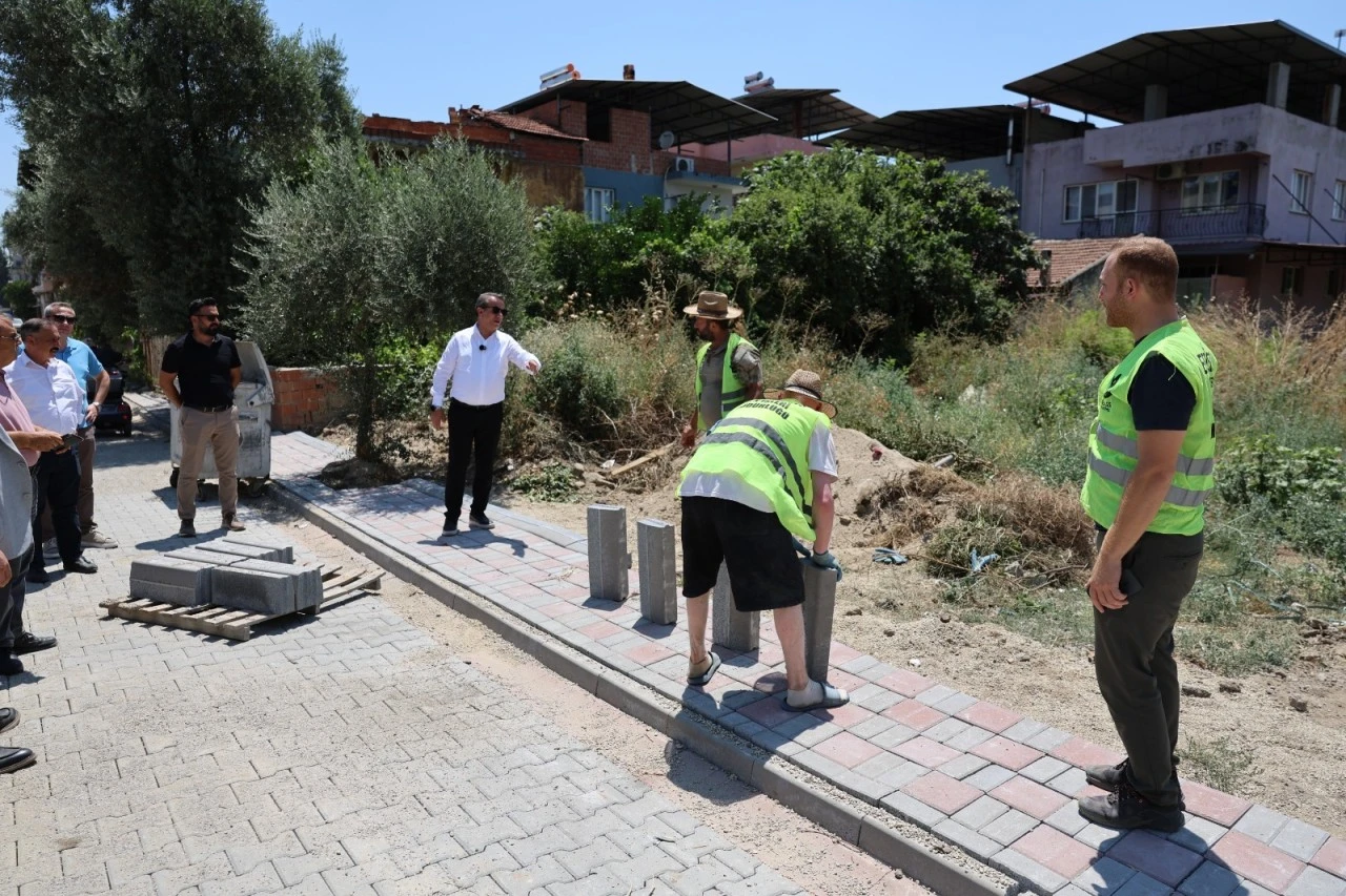 10 BİN METREKARELİK YOL PARKE TAŞIYLA DÖŞENECEK