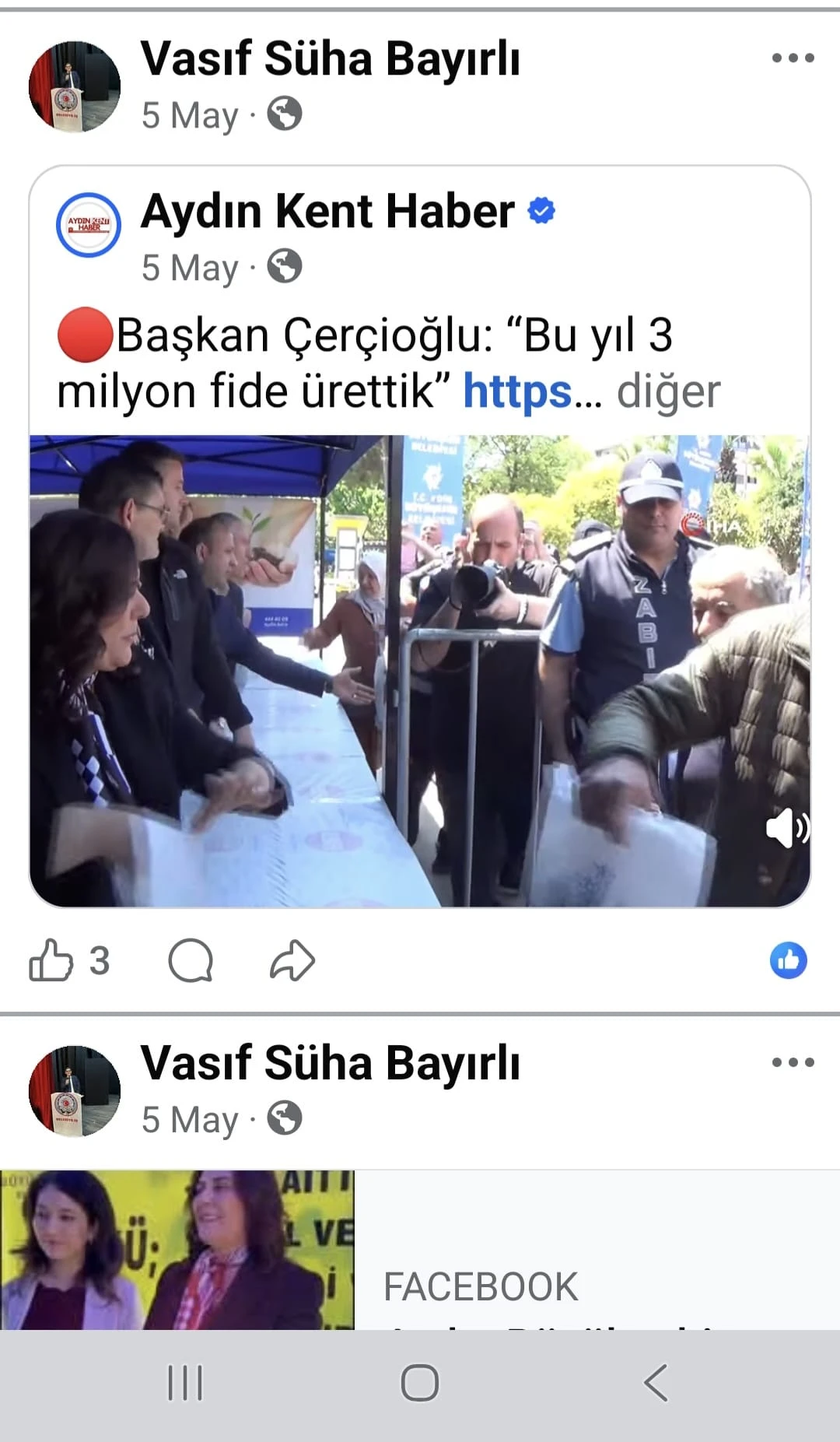 CHP'li olduğunu iddia eden Süha Bayırlı'nın, Ak Parili Başkan hayranlığı dikkat çekti
