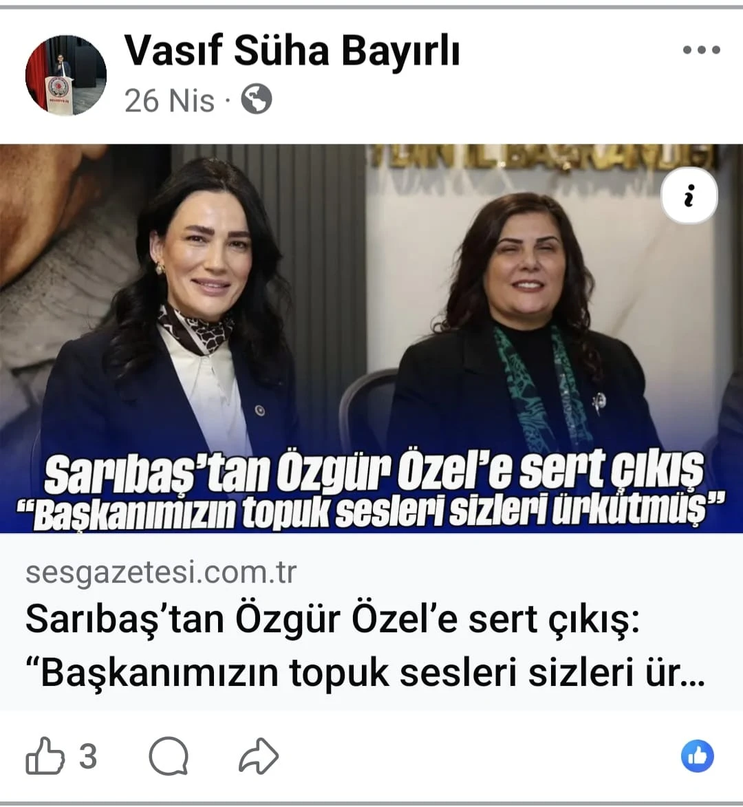 CHP'li olduğunu iddia eden Süha Bayırlı'nın, Ak Parili Başkan hayranlığı dikkat çekti