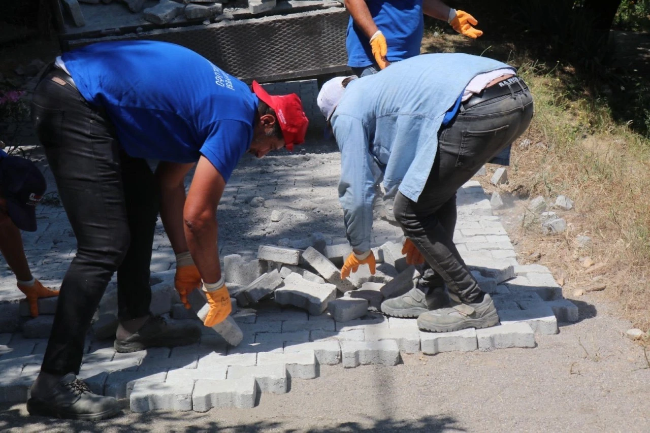 Güvenir Mahallesi’nde Parke Taşı Çalışmaları Tamamlandı