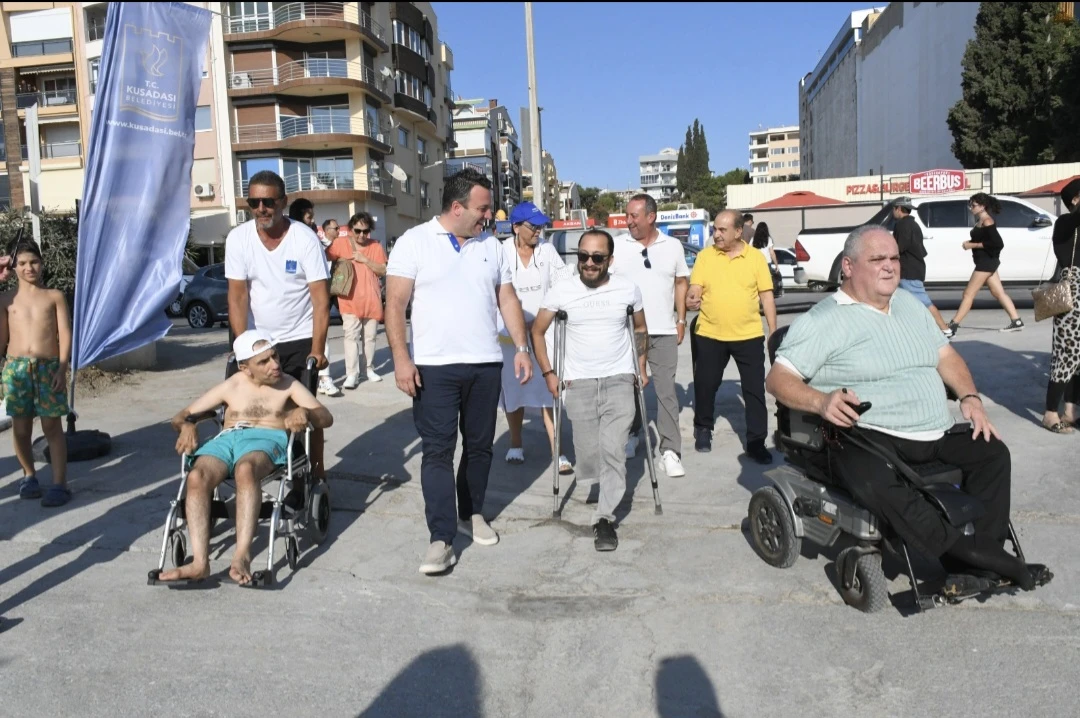 Engelsiz plajda engeller bir bir aşılıyor