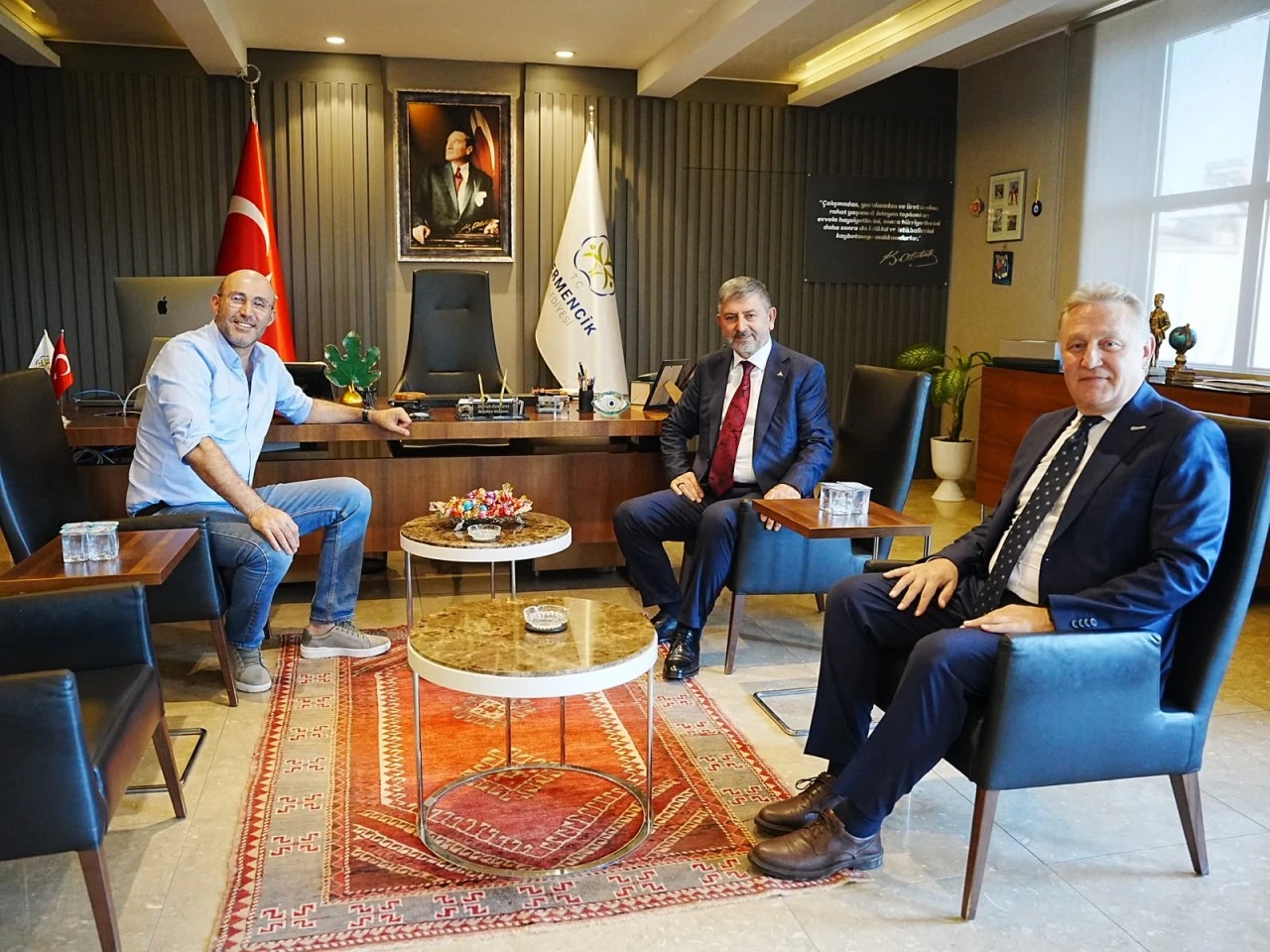 Ahlatcı Holding ve Enerya’dan Başkan Zencirci'ye Ziyaret