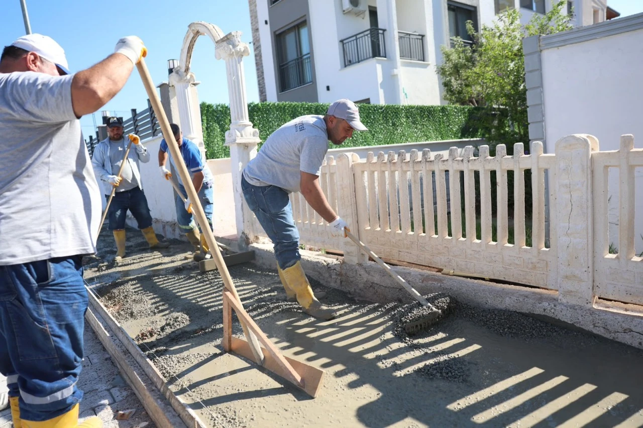 DİDİM BELEDİYESİ'NİN YENİ BETON MİKSERİ GÖREV BAŞINDA