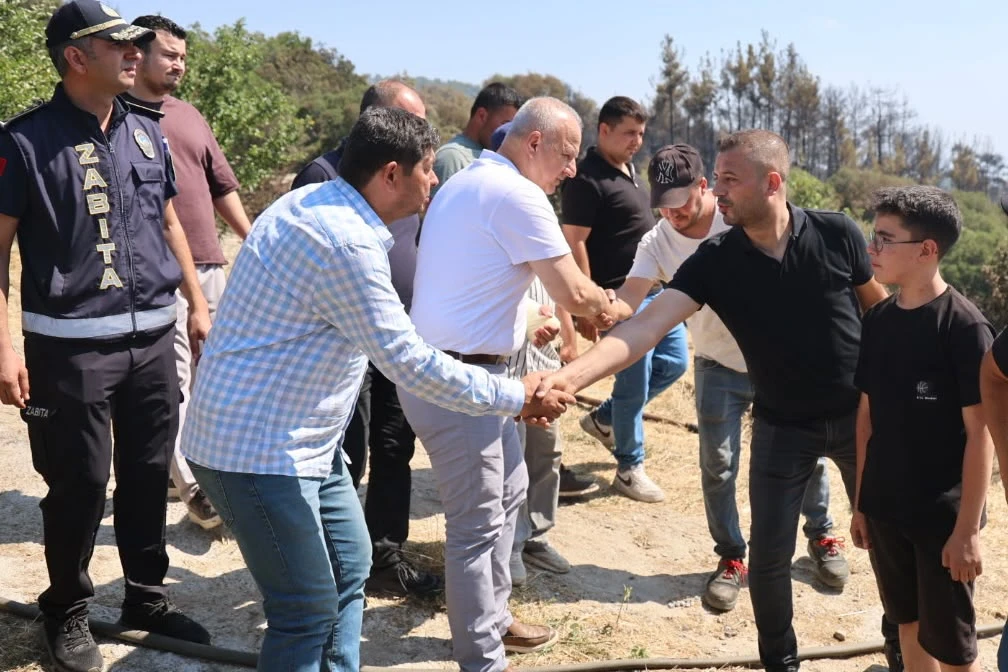 Başkan Mehmet Kıvrak Yangın Bölgesinde: “Hemşehrilerimizi Asla Yalnız Bırakmayacağız”