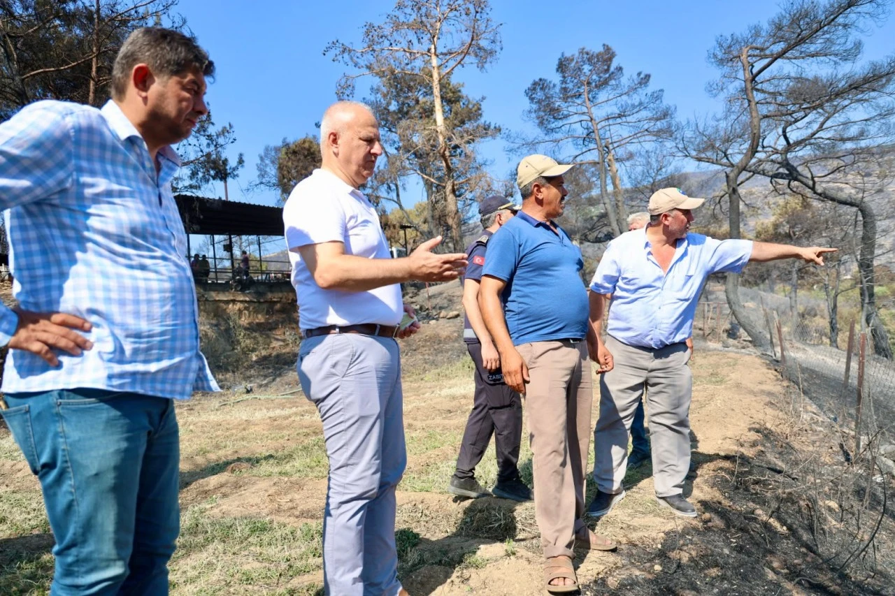 Başkan Mehmet Kıvrak Yangın Bölgesinde: “Hemşehrilerimizi Asla Yalnız Bırakmayacağız”