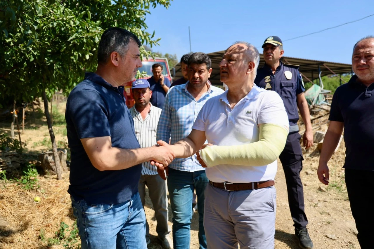Başkan Mehmet Kıvrak Yangın Bölgesinde: “Hemşehrilerimizi Asla Yalnız Bırakmayacağız”