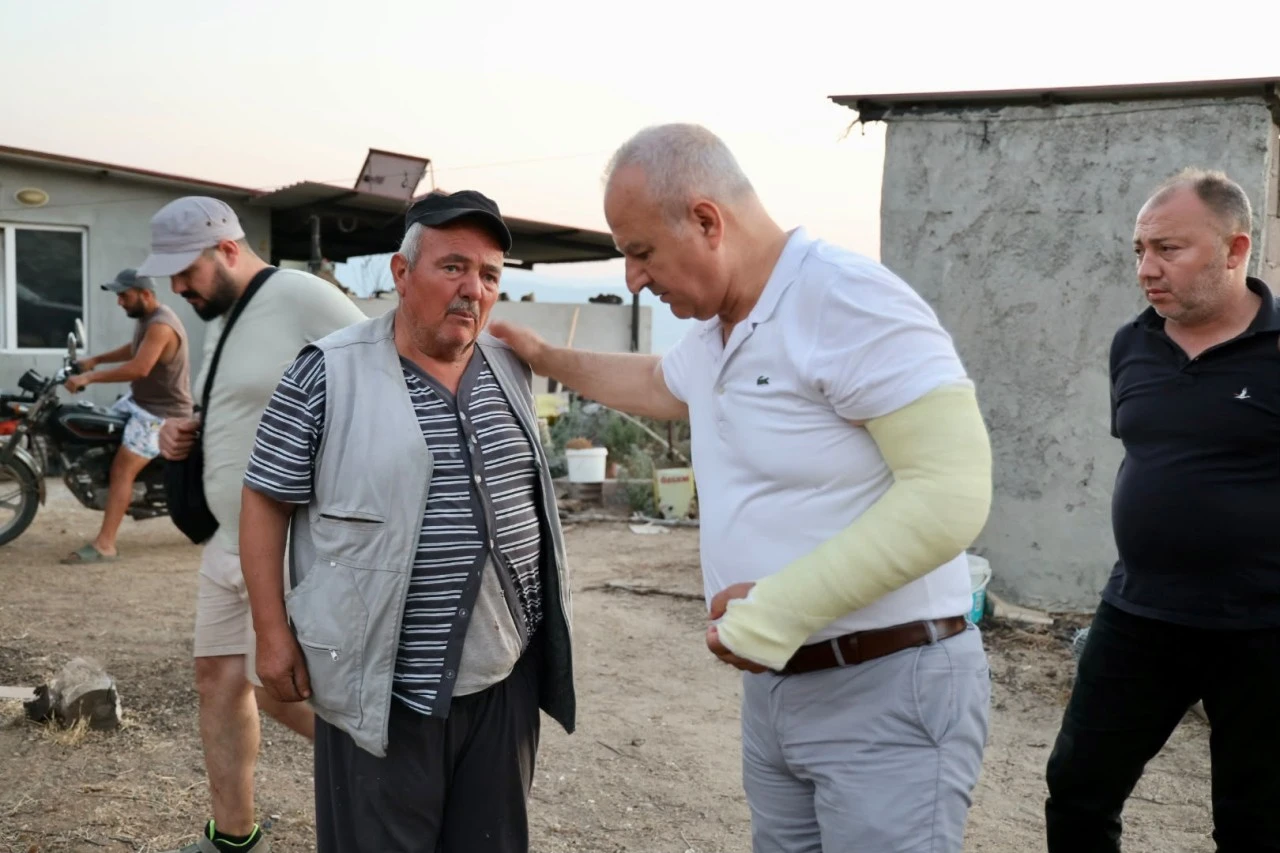 Başkan Mehmet Kıvrak Yangın Bölgesinde: “Hemşehrilerimizi Asla Yalnız Bırakmayacağız”