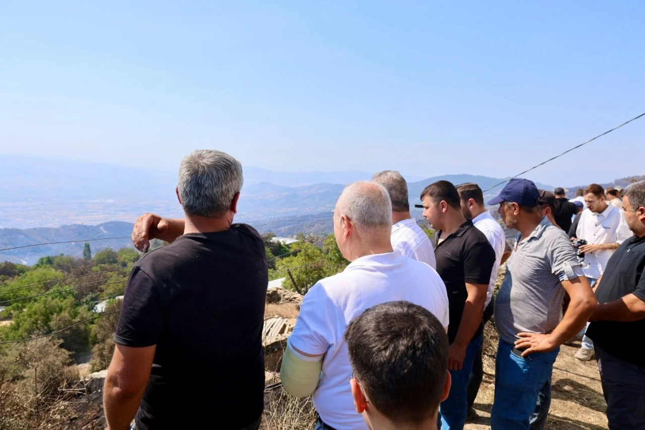 Başkan Mehmet Kıvrak Yangın Bölgesinde: “Hemşehrilerimizi Asla Yalnız Bırakmayacağız”