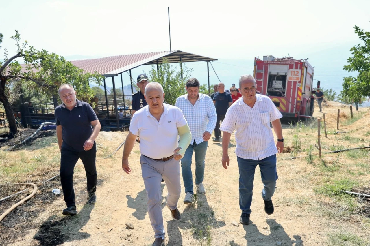 Başkan Mehmet Kıvrak Yangın Bölgesinde: “Hemşehrilerimizi Asla Yalnız Bırakmayacağız”