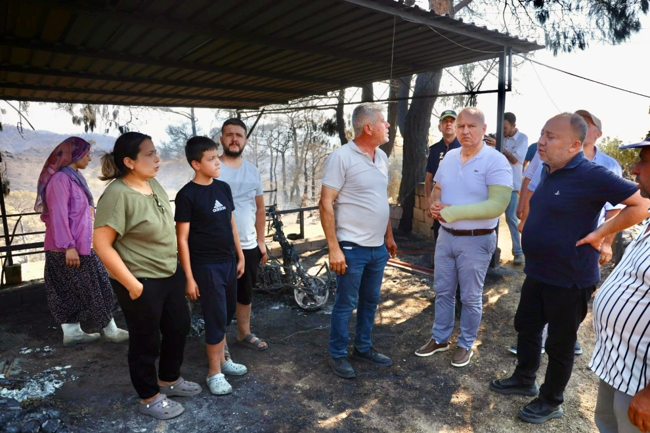 Başkan Mehmet Kıvrak Yangın Bölgesinde: “Hemşehrilerimizi Asla Yalnız Bırakmayacağız”