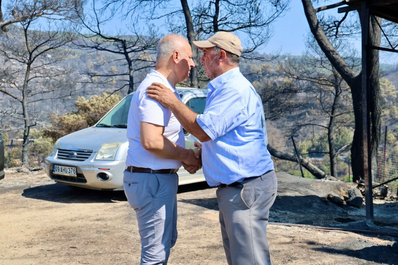 Başkan Mehmet Kıvrak Yangın Bölgesinde: “Hemşehrilerimizi Asla Yalnız Bırakmayacağız”