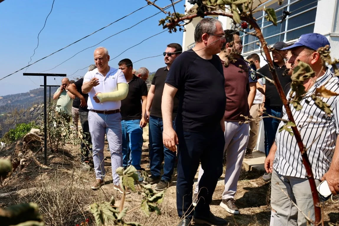 Başkan Mehmet Kıvrak Yangın Bölgesinde: “Hemşehrilerimizi Asla Yalnız Bırakmayacağız”