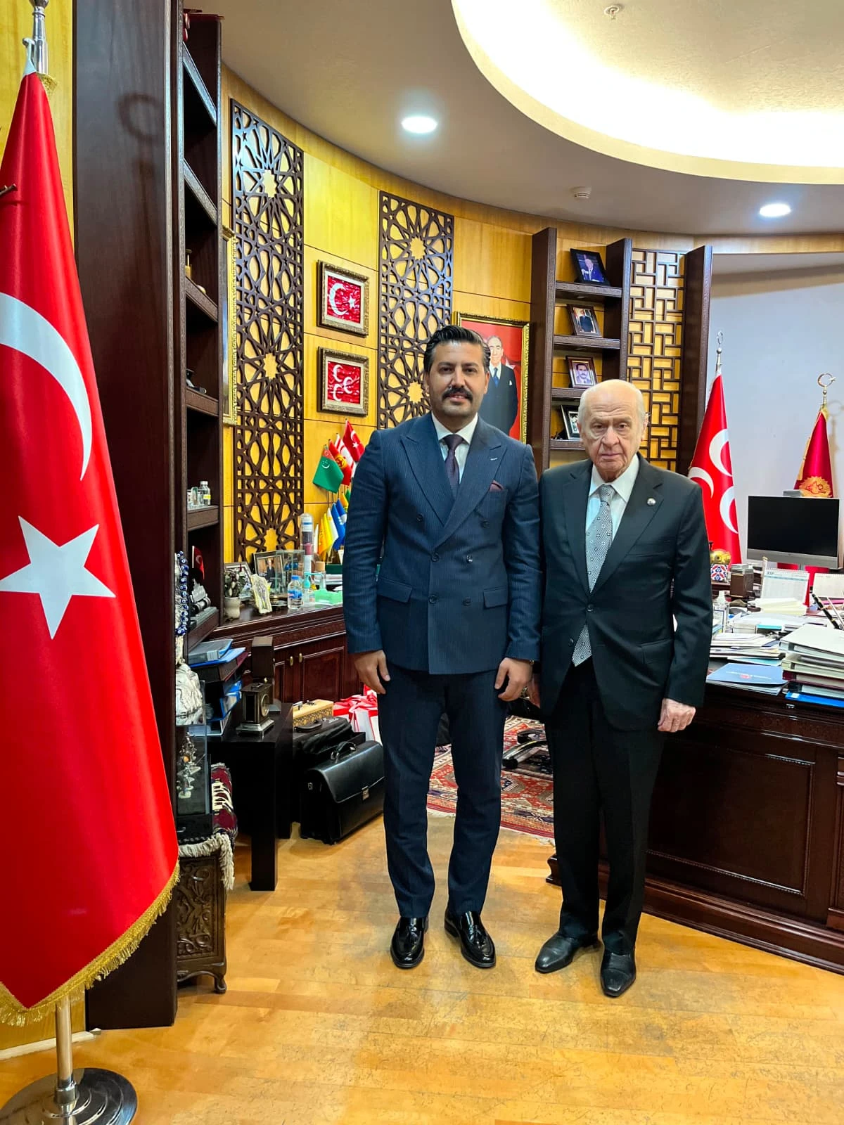 MHP Aydın İl Başkanı Cihangiroğlu'ndan Bahçeli'ye ziyaret