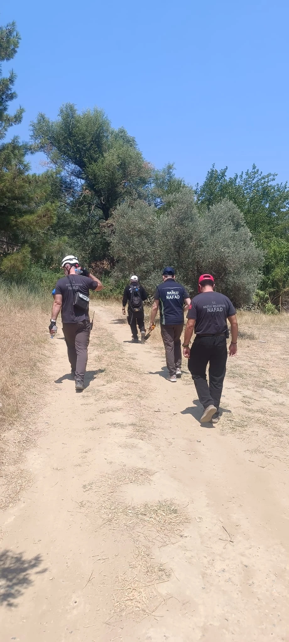 Nafad ekibi Söke'deki arama çalışmalarına destek veriyor