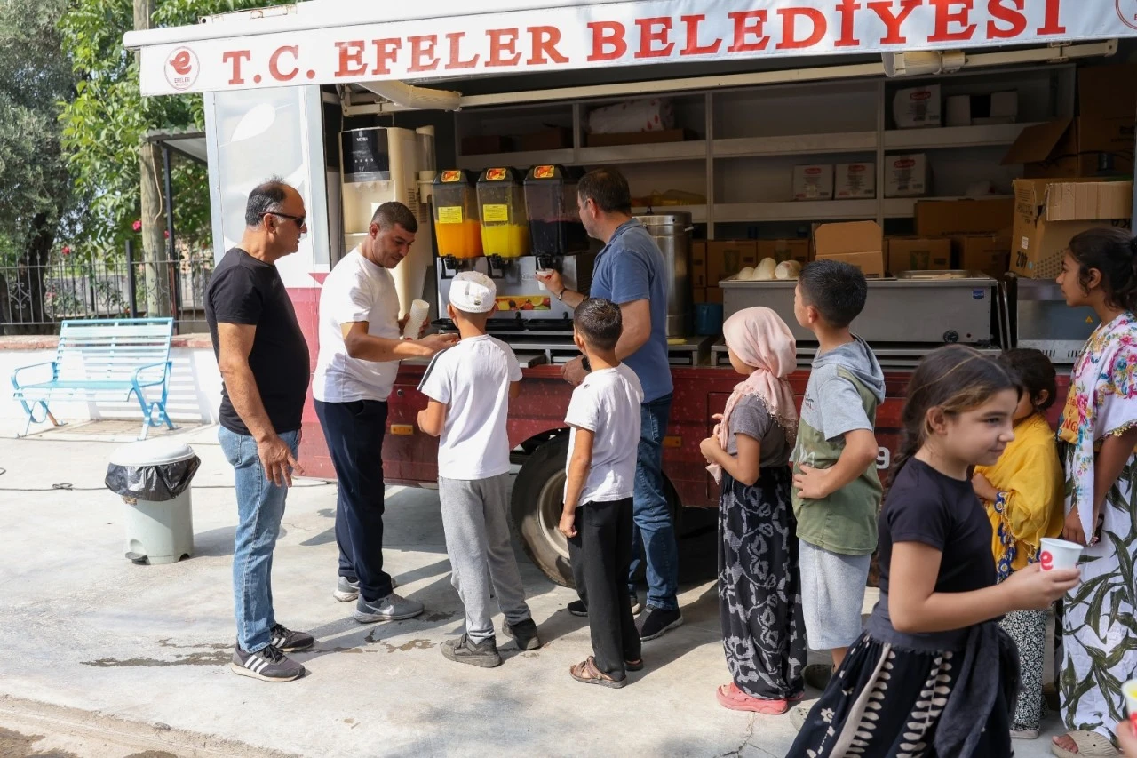Efeler'den Kocagür'e dayanışma eli: Çocuklar için mobil bakım hizmeti