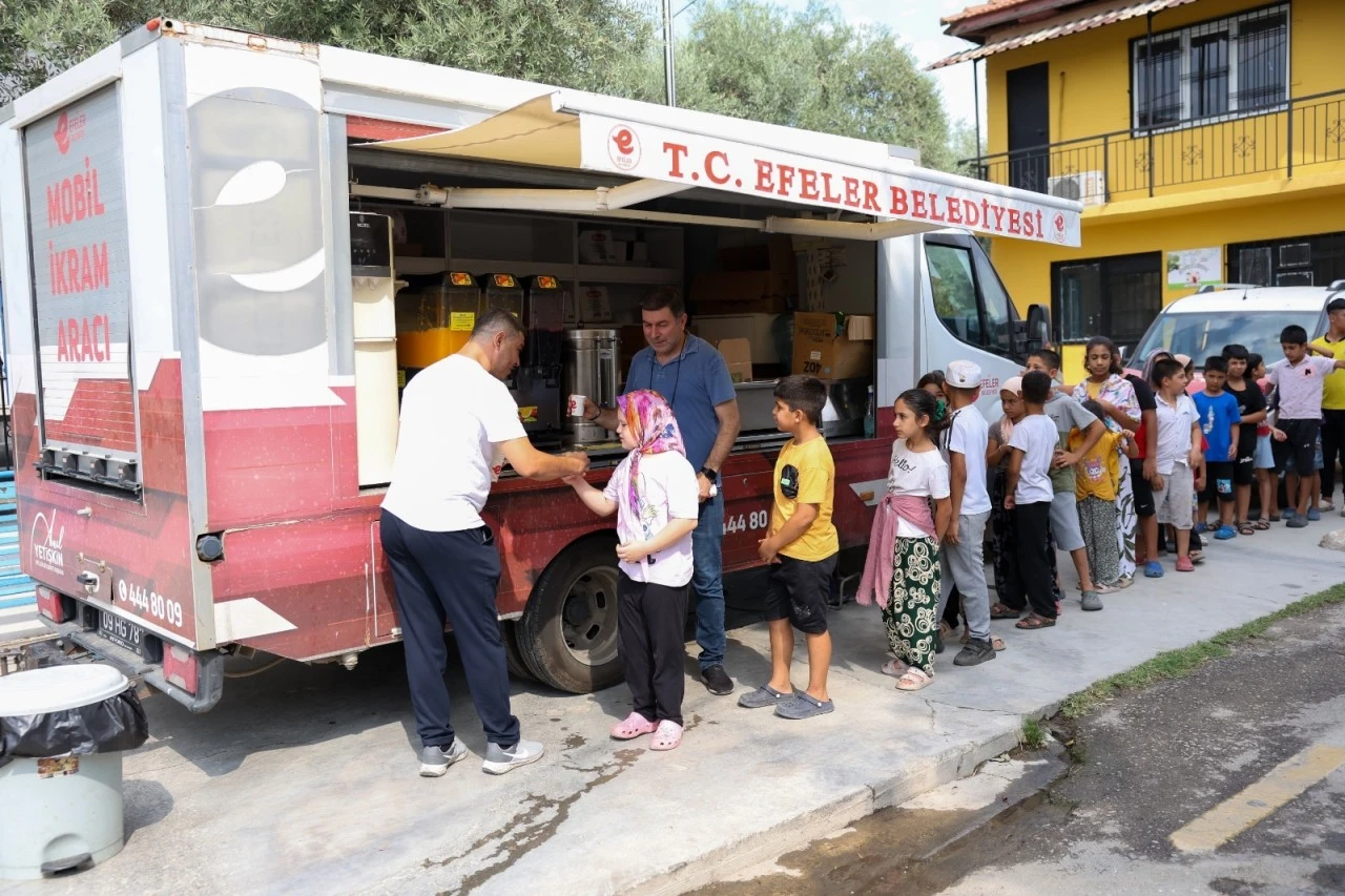 Efeler'den Kocagür'e dayanışma eli: Çocuklar için mobil bakım hizmeti