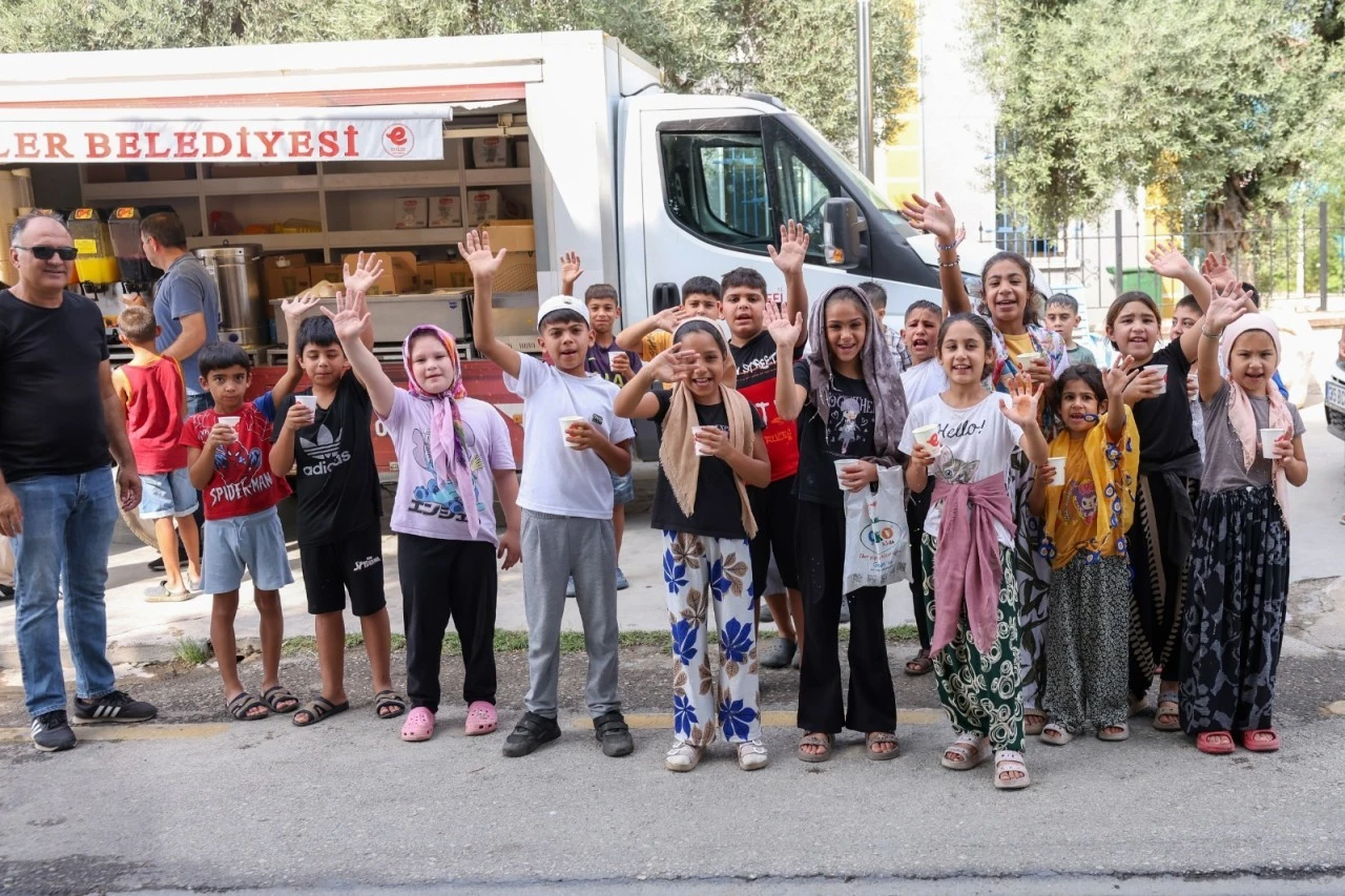 Efeler'den Kocagür'e dayanışma eli: Çocuklar için mobil bakım hizmeti