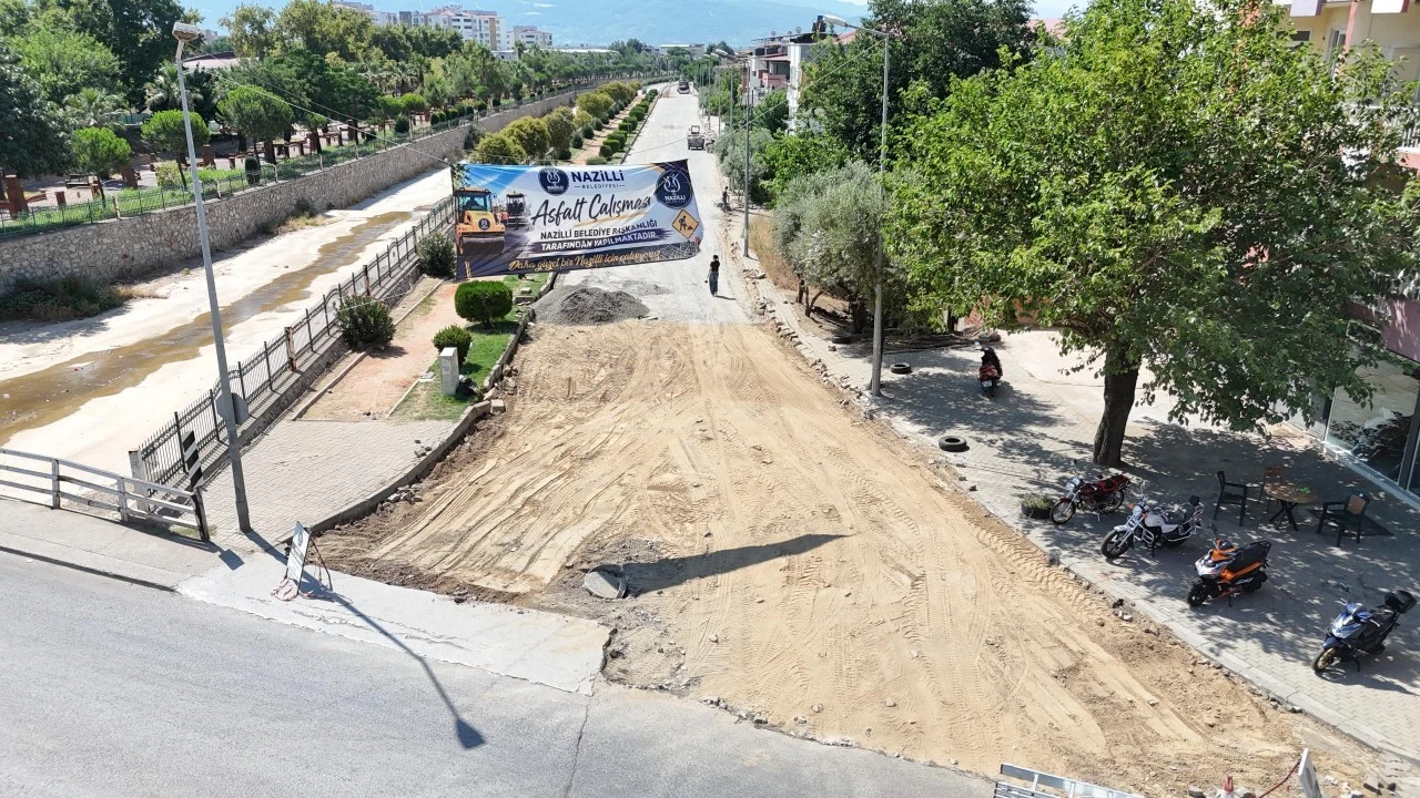 Nazilli Belediyesi’nden uçak pisti gibi yol: 372 Sokak’a 10 bin metrekare asfalt