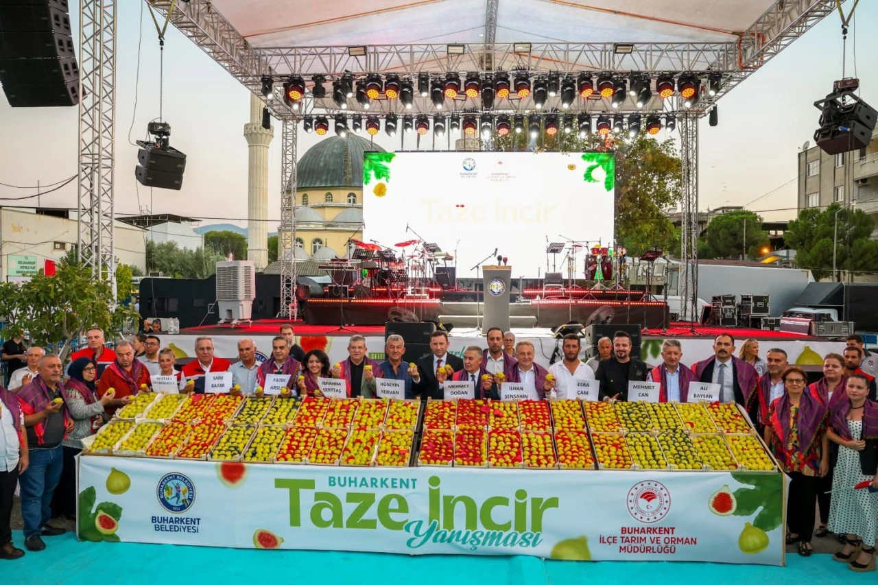 Nazilli’nin coğrafi işaretli lezzetleri Buharkent’te büyük ilgi gördü