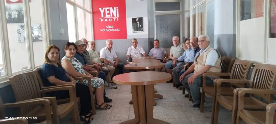 Sökeliler Yeni Parti Söke İlçe Merkezi’ne akın ettiler