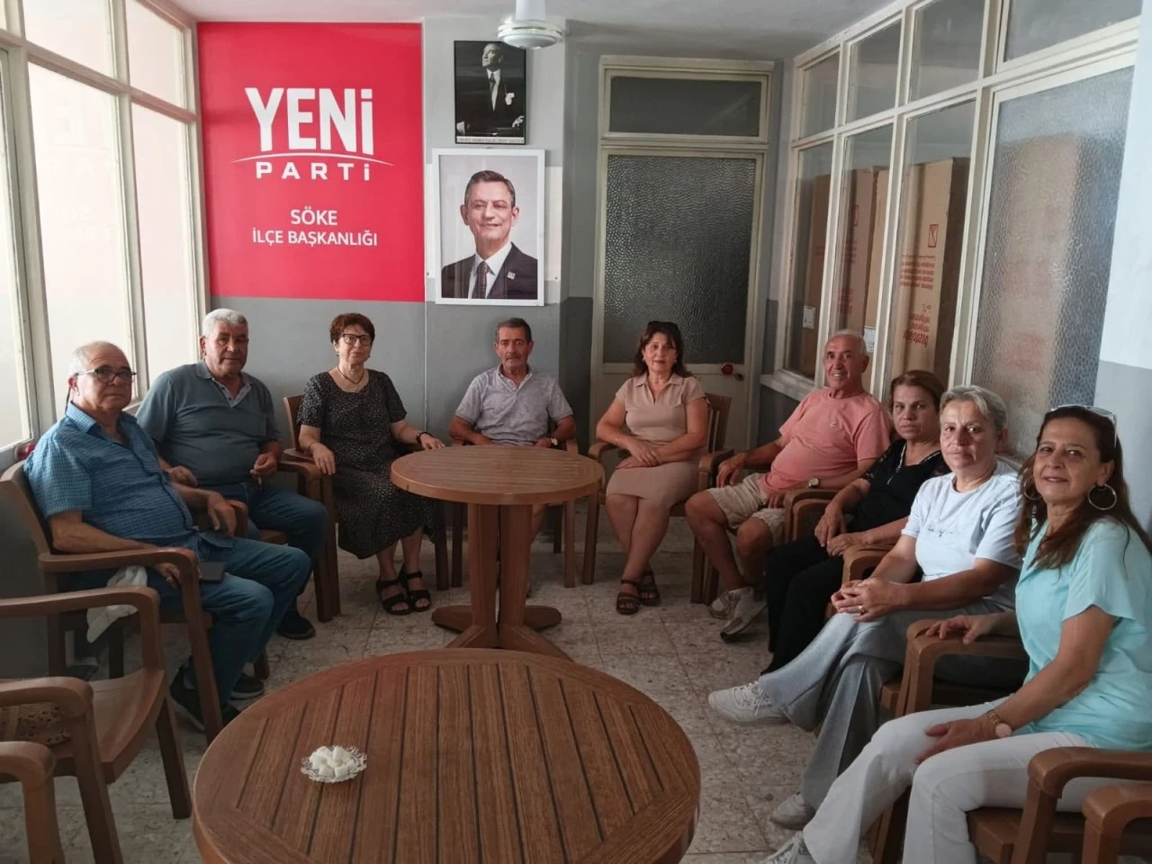 Sökeliler Yeni Parti Söke İlçe Merkezi’ne akın ettiler