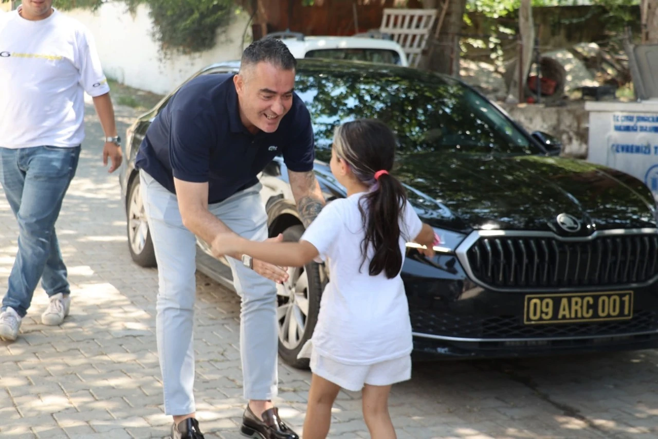BAŞKAN ARICI, MİNİK HAZAL’IN GÖZYAŞLARINI DİNDİRDİ