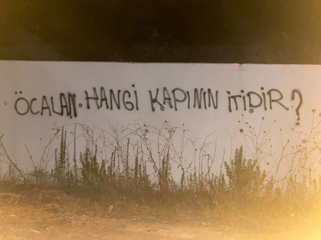 Bozdoğan’da “çerçeve yasa” tepkisi duvarlara taşındı