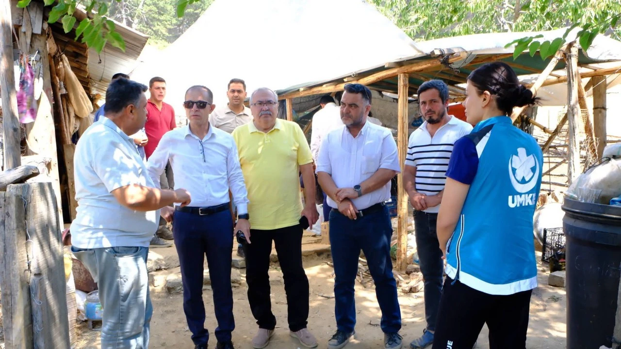 BAŞKAN DOĞANCA YANGIN BÖLGESİNDE: SOĞUTMA ÇALIŞMALARI SÜRÜYOR