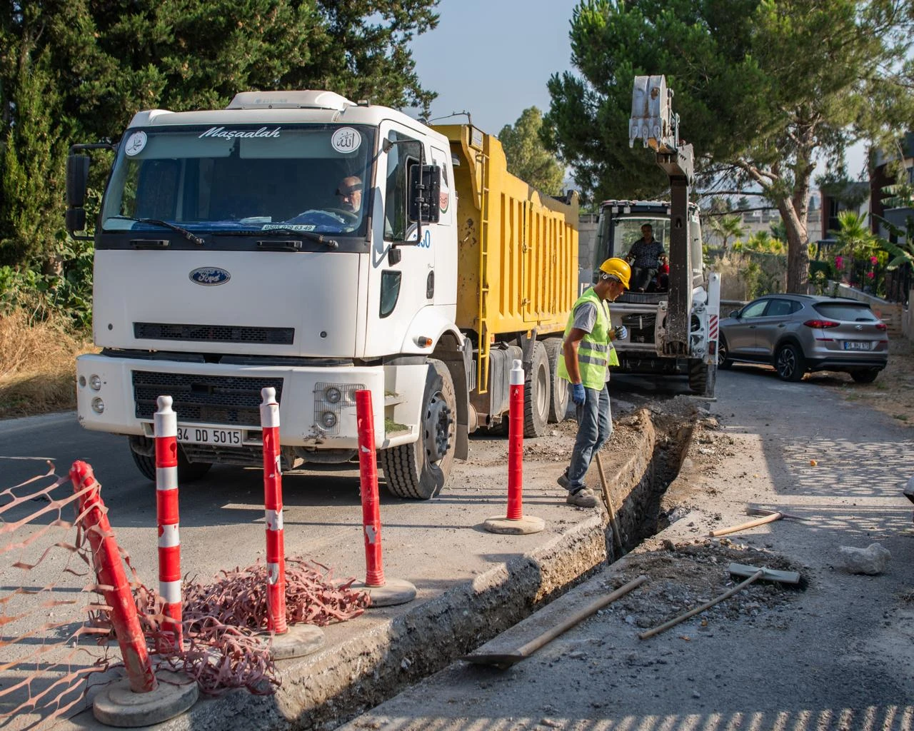 Karaova Mahallesi'nde Doğalgaz İçin Çalışmalara Başlandı