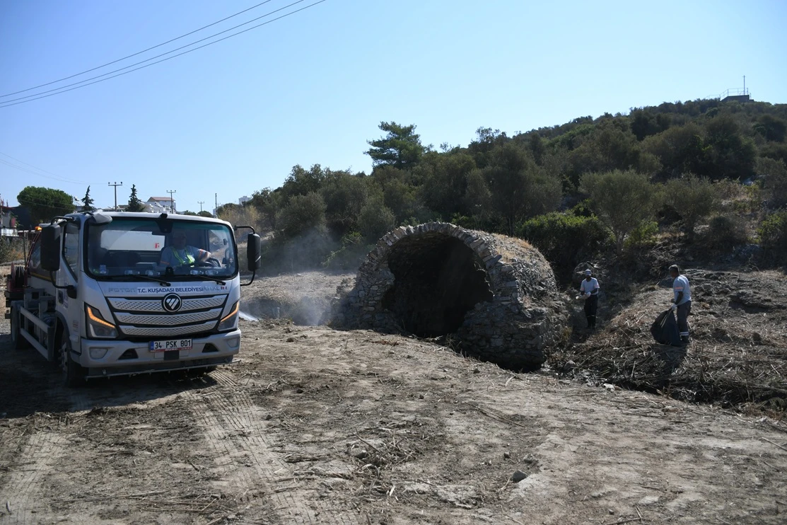 Tarihi Roma Hamamı Kuşadası Belediyesi’nin özenli çalışmasıyla değer buldu