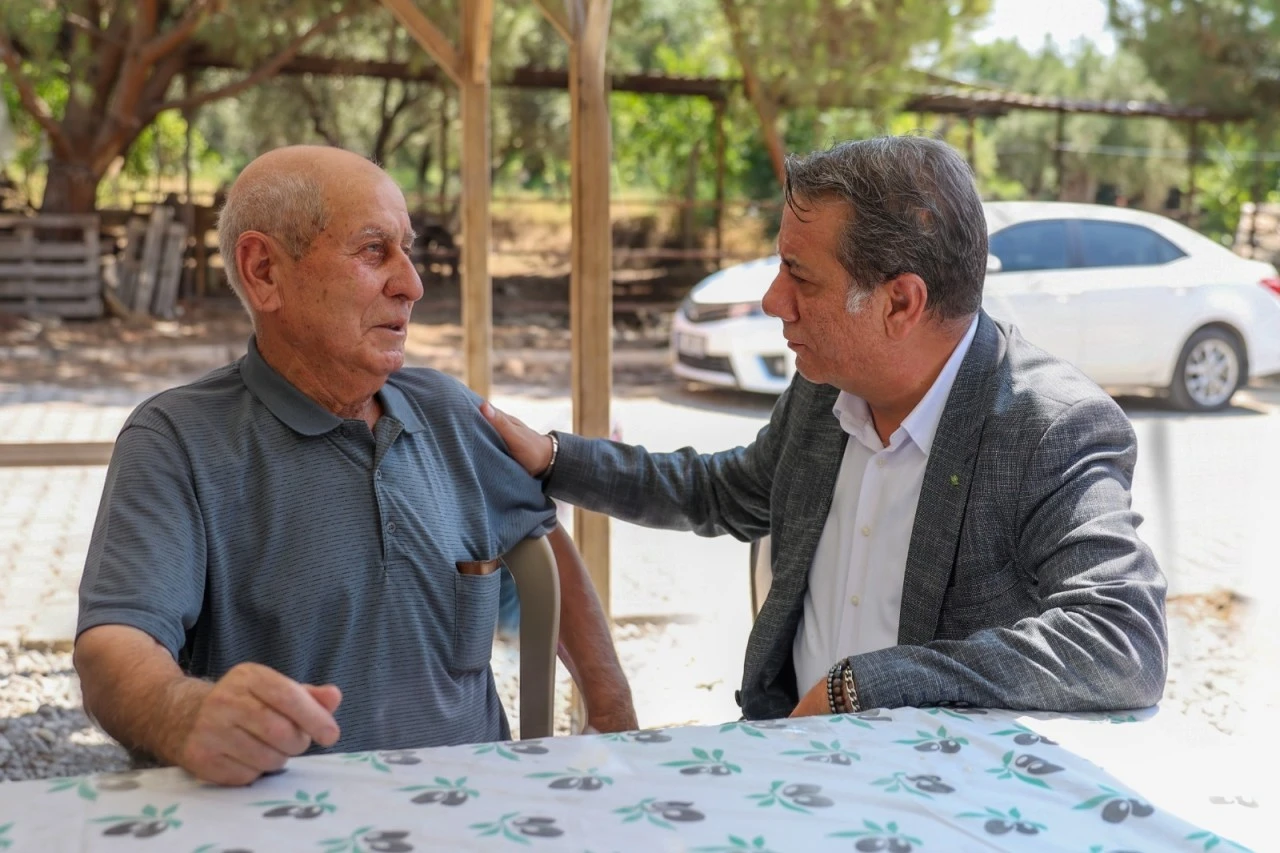 Başkan Yetişkin Pinardere’de vefa ile hizmeti buluşturdu