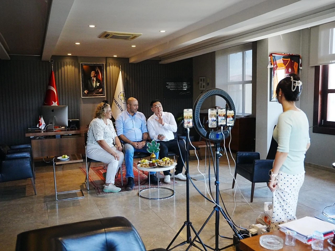 Başkan Zencirci Çinli tanıtım elçilerini ağırladı