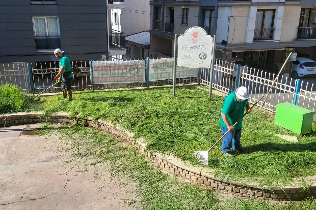 Efeler’in parklarında düzenli bakım sürüyor