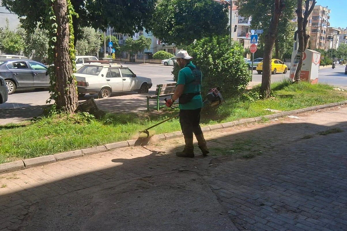 Efeler’in parklarında düzenli bakım sürüyor
