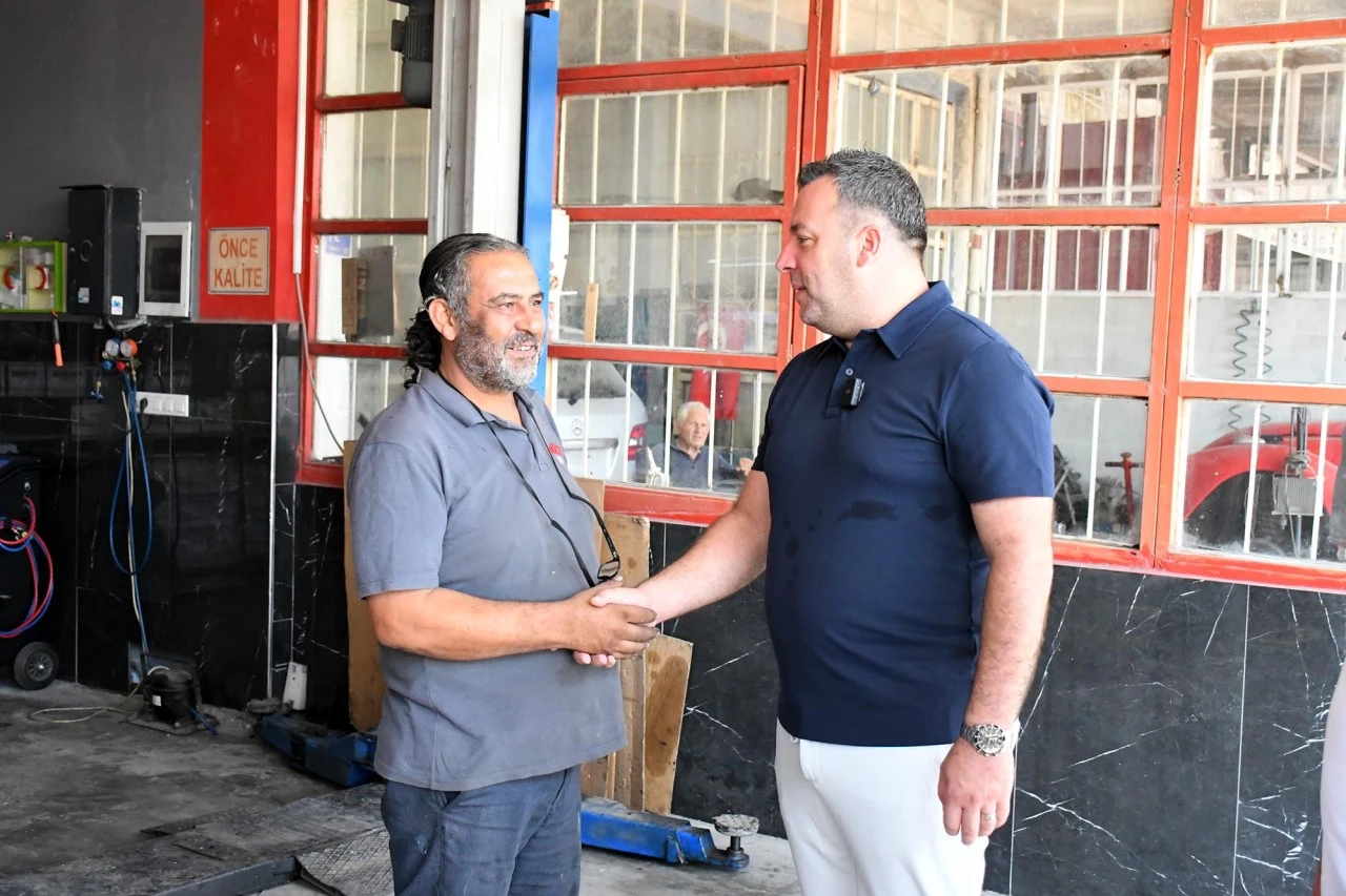BAŞKAN VEKİLİ DEMİRTAŞ, SANAYİ SİTESİ ESNAFIYLA BİR ARAYA GELDİ