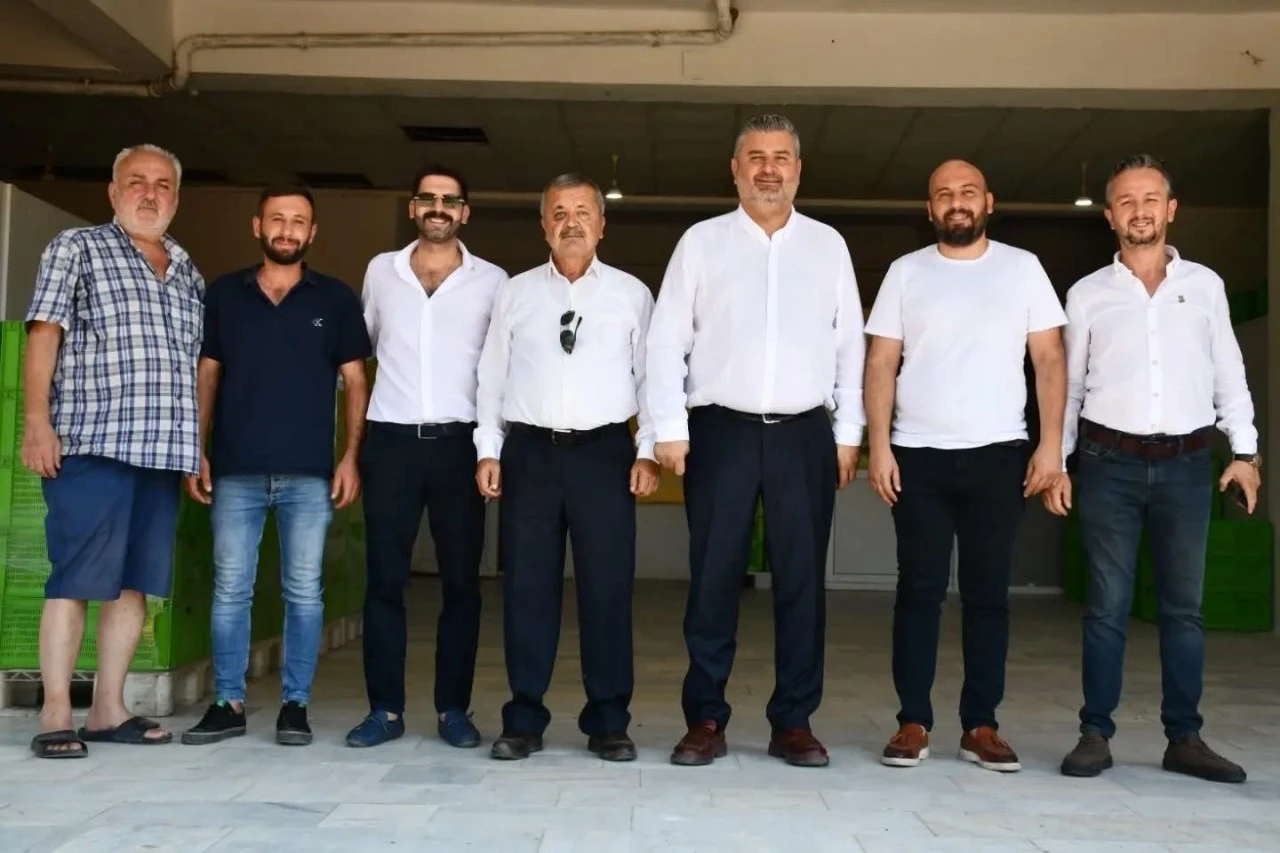 NTO Başkan Adayı Akgün'den incir ticaretinin kalbine ziyaret
