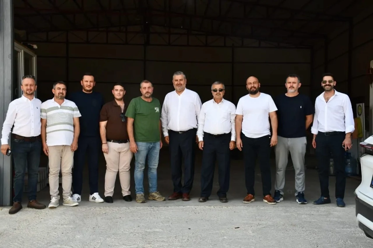 NTO Başkan Adayı Akgün'den incir ticaretinin kalbine ziyaret