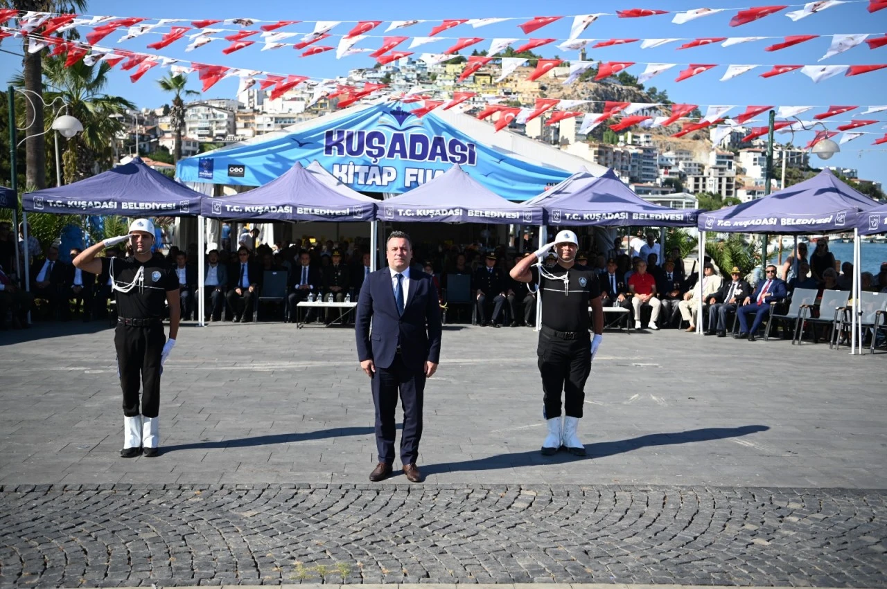 Kuşadası’nın düşman işgalinden kurtuluşunun 104’üncü yıl dönümü coşkuyla kutlandı