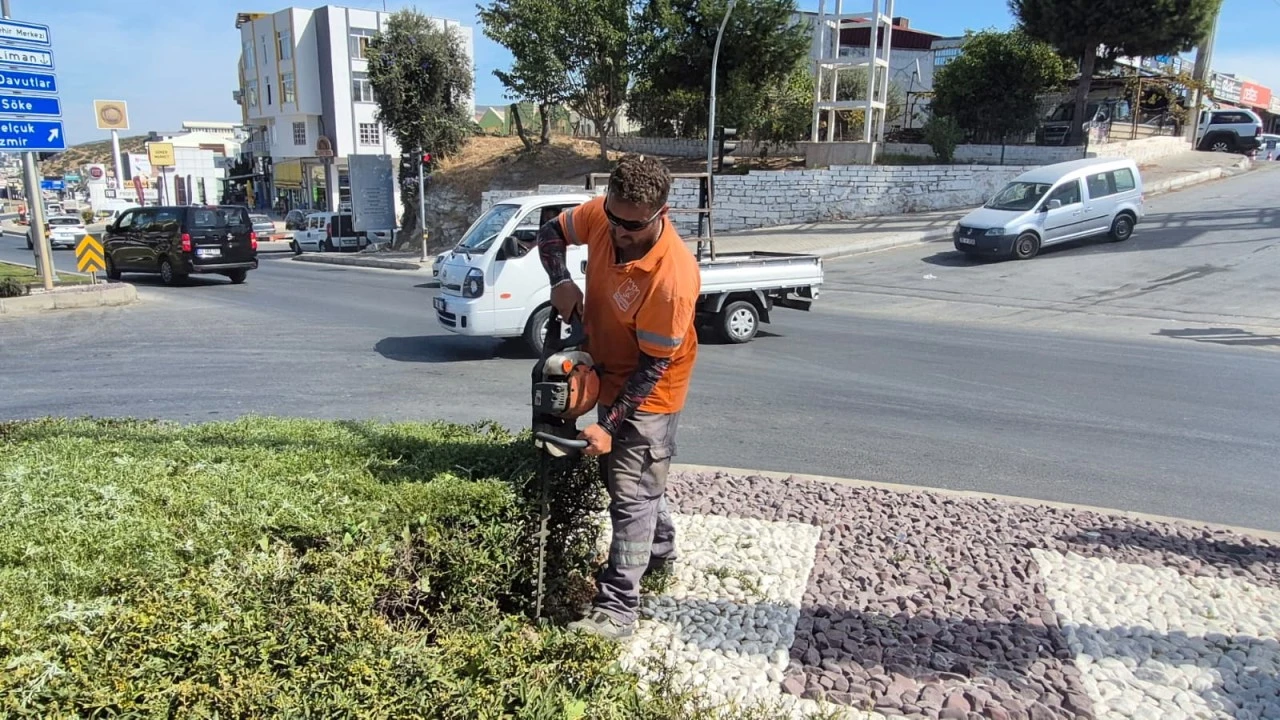 Kentin yeşil dokusuna Kuşadası Belediyesi’nden profesyonel dokunuş