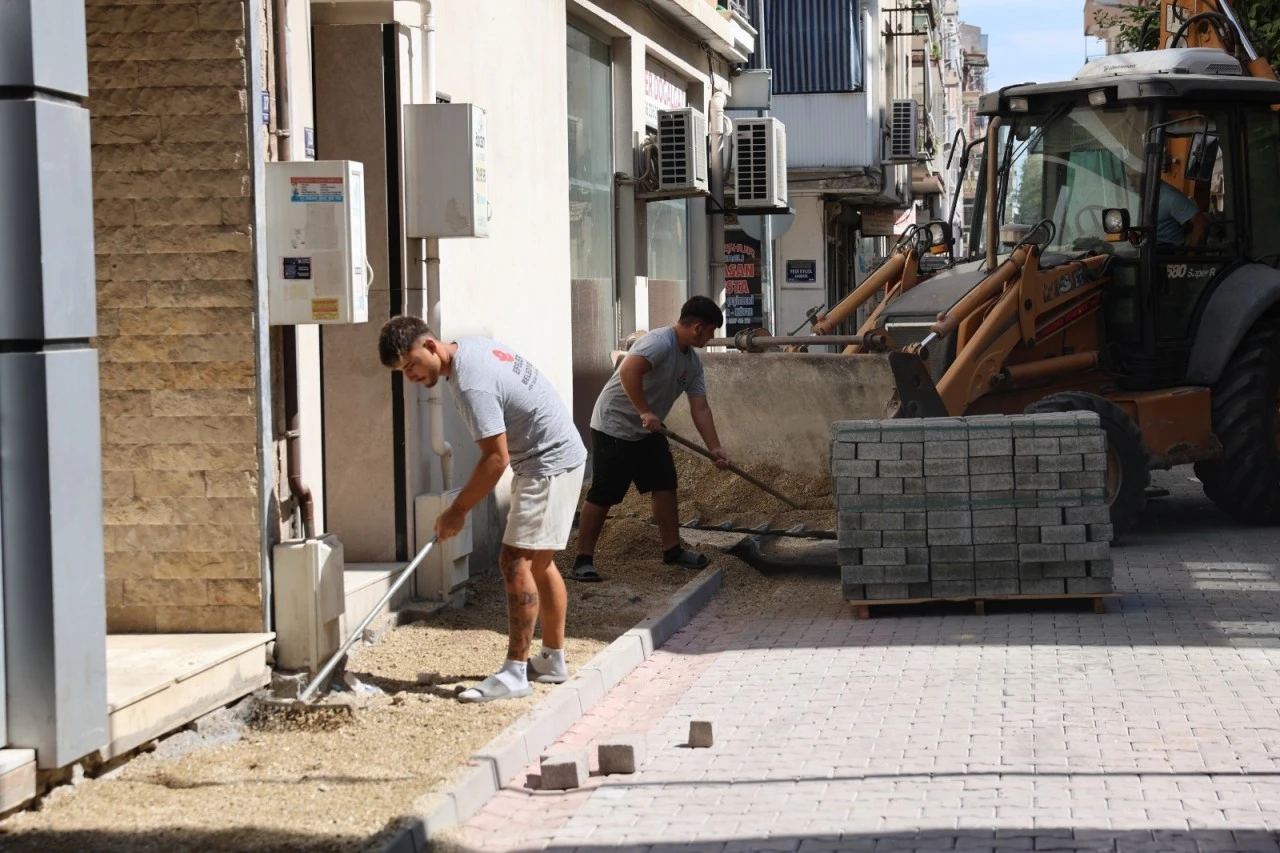 Yol çalışmaları devam ediyor, Efeler yenileniyor