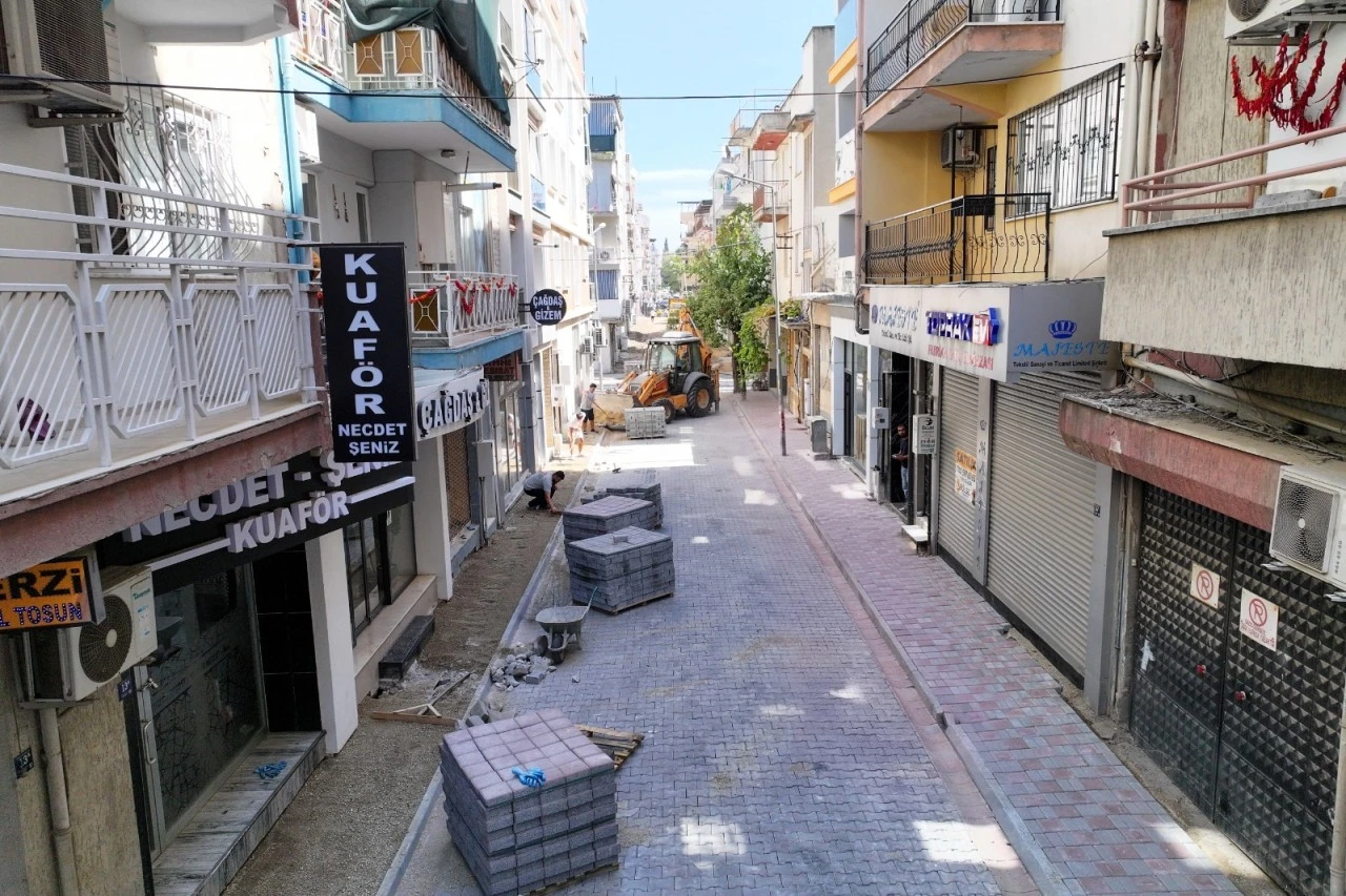 Yol çalışmaları devam ediyor, Efeler yenileniyor