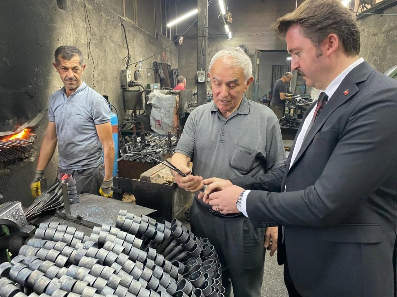 Kosgeb Müdürü Dülger Yatağan sanayisini yerinde inceledi
