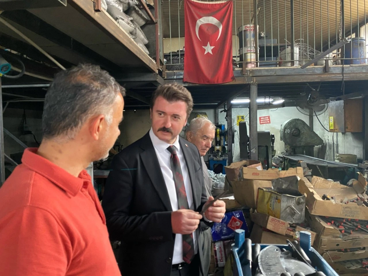 Kosgeb Müdürü Dülger Yatağan sanayisini yerinde inceledi