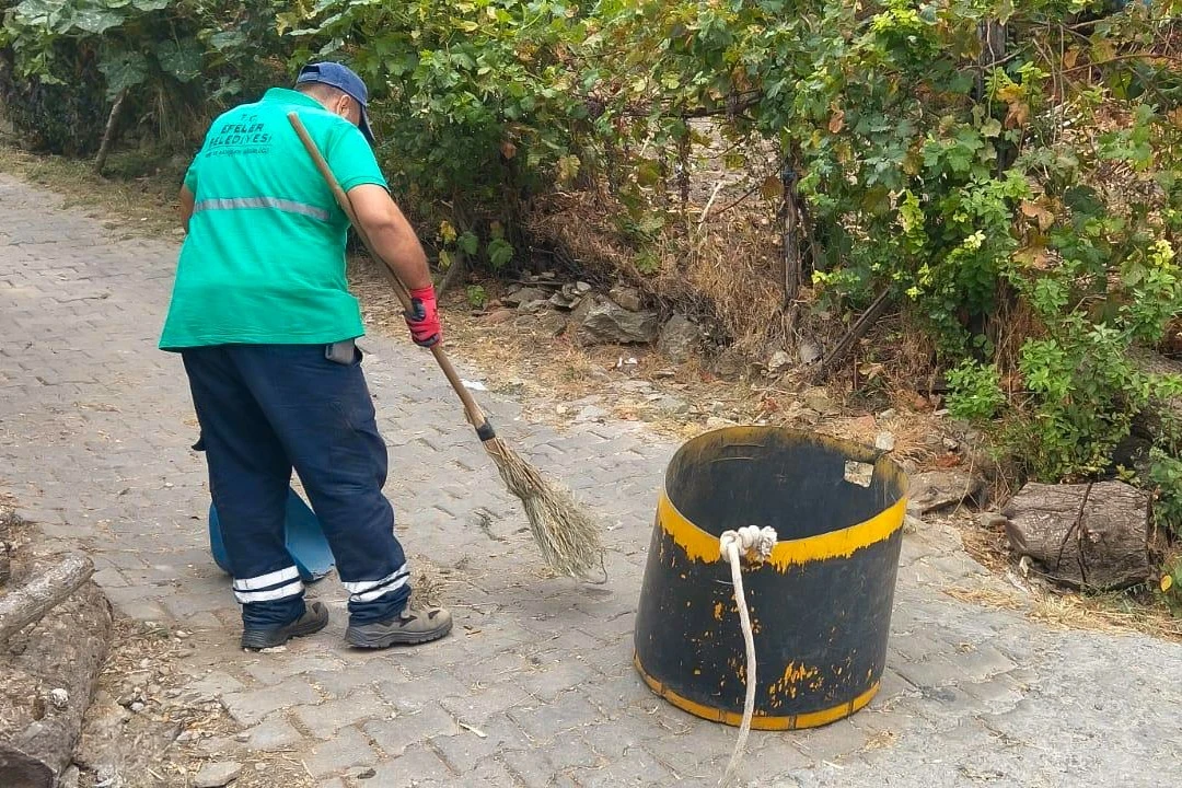 Efeler’de yeşil mesai: Eğrikavak sokaklarına bakım