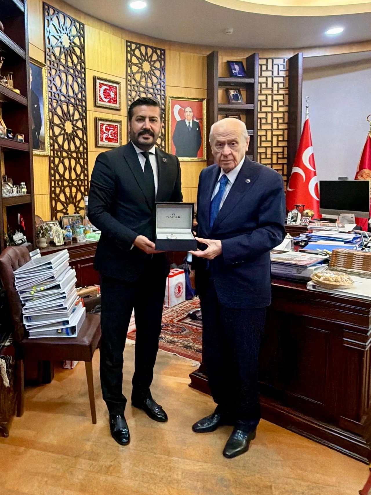 Cihangiroğlu’ndan Bahçeli’ye ziyaret: “Aralıksız çalışmaya devam edeceğiz”