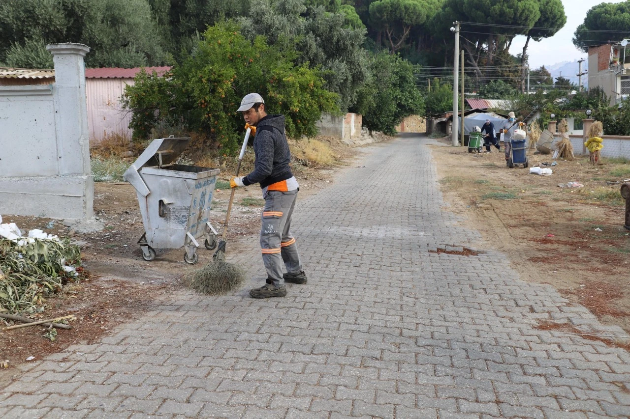 Nazilli Belediyesi’nden Pınarbaşı’nda Topyekûn Temizlik Çalışması