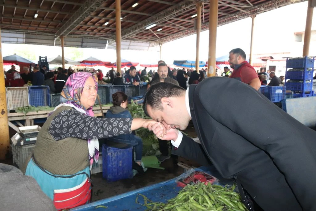 Söke’de Pehlivan ve Keremit’e sevgi seli